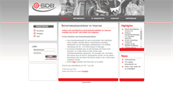 Desktop Screenshot of esdb.eu