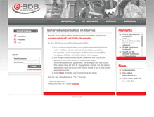 Tablet Screenshot of esdb.eu